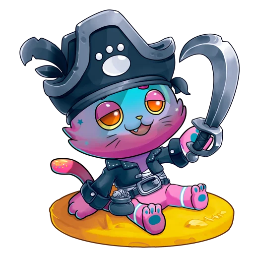 Perfect Cotton Candy Pirate